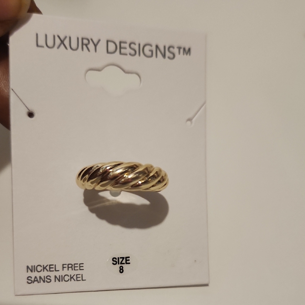 Gold Twist Ring